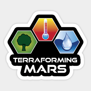 Terraforming Mars - Stacked Icons Color Sticker